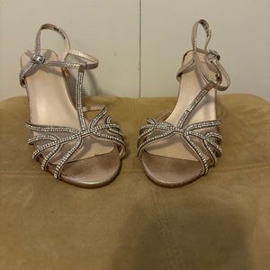 Rose Gold Formal Shoes, David’s Bridal, Size 6 Worn Once